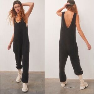 Free People Black Jumpsuit